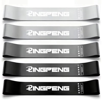 Bandas de Resistencia  — Set de 5 Niveles para Gym, Yoga y Entrenamiento en Casa