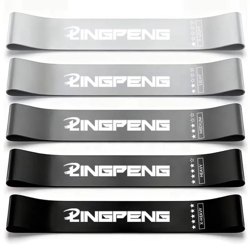 Bandas de Resistencia  — Set de 5 Niveles para Gym, Yoga y Entrenamiento en Casa