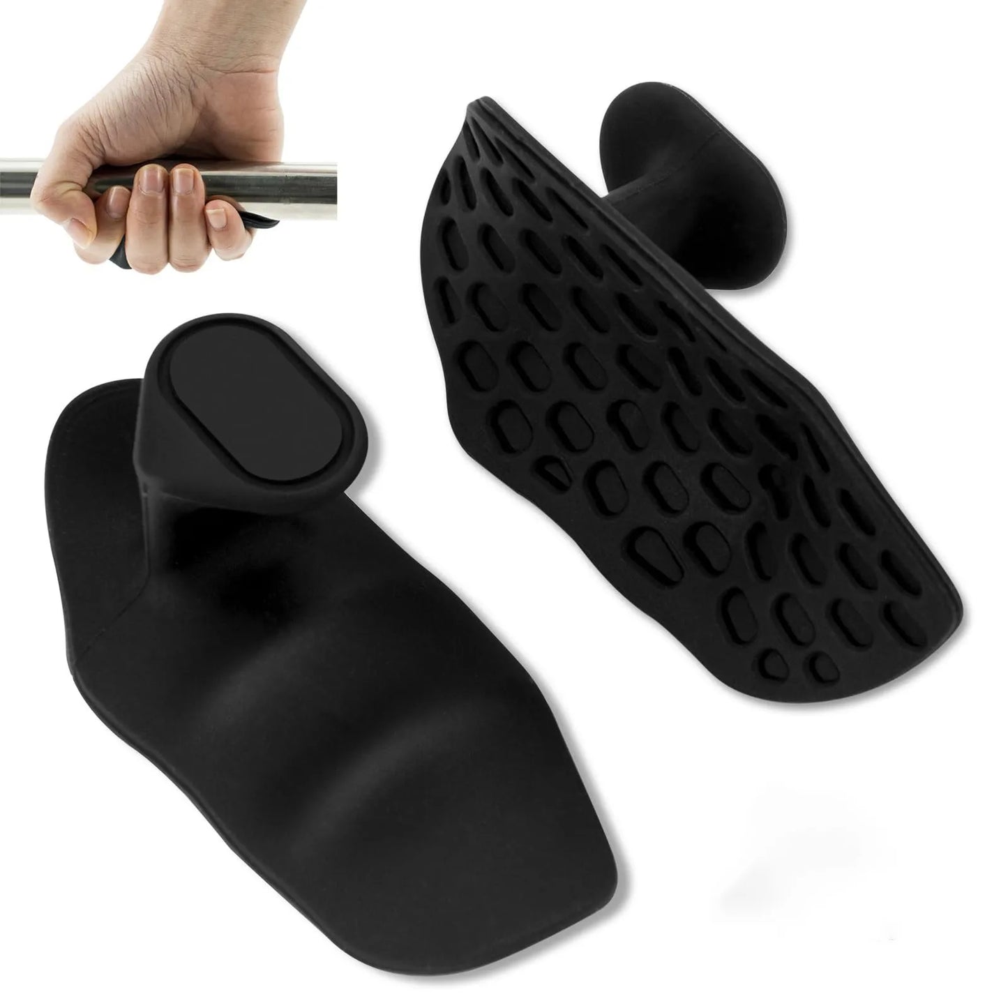 Empuñaduras Antideslizantes para Gym — Protector de Mano Ergonómico para Levantamiento de Pesas
